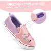 imageK KomForme Toddler Girls Boys Shoes Little Kids Slip on Canvas Sneakers for RunningWalkingPink Unicon
