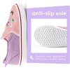 imageK KomForme Toddler Girls Boys Shoes Little Kids Slip on Canvas Sneakers for RunningWalkingPink Unicon