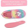 imageK KomForme Toddler Girls Boys Shoes Little Kids Slip on Canvas Sneakers for RunningWalkingRainbow Unicorn