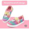 imageK KomForme Toddler Girls Boys Shoes Little Kids Slip on Canvas Sneakers for RunningWalkingRainbow Unicorn
