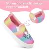 imageK KomForme Toddler Girls Boys Shoes Little Kids Slip on Canvas Sneakers for RunningWalkingRainbow Unicorn