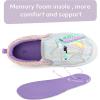 imageK KomForme Toddler Girls Boys Shoes Little Kids Slip on Canvas Sneakers for RunningWalkingSliver Unicorn