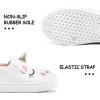 imageK KomForme Toddler Sneakers for Girls Boys Slip On Canvas Walking ShoesAunicorn 3d