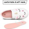 imageK KomForme Toddler Sneakers for Girls Boys Slip On Canvas Walking ShoesAunicorn 3d