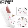 imageK KomForme Toddler Sneakers for Girls Boys Slip On Canvas Walking ShoesAunicorn 3d