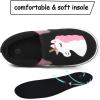 imageK KomForme Toddler Sneakers for Girls Boys Slip On Canvas Walking ShoesBlack With Pink