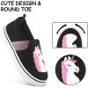 imageK KomForme Toddler Sneakers for Girls Boys Slip On Canvas Walking ShoesBlack With Pink