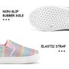 imageK KomForme Toddler Sneakers for Girls Boys Slip On Canvas Walking ShoesColor Glitter