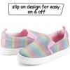 imageK KomForme Toddler Sneakers for Girls Boys Slip On Canvas Walking ShoesColor Glitter