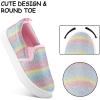 imageK KomForme Toddler Sneakers for Girls Boys Slip On Canvas Walking ShoesColor Glitter