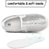imageK KomForme Toddler Sneakers for Girls Boys Slip On Canvas Walking ShoesGrey