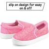 imageK KomForme Toddler Sneakers for Girls Boys Slip On Canvas Walking ShoesPink