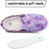 imageK KomForme Toddler Sneakers for Girls Boys Slip On Canvas Walking ShoesPurple Glitter