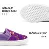 imageK KomForme Toddler Sneakers for Girls Boys Slip On Canvas Walking ShoesPurple Sequin