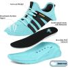 imageRUNSIDE Boys Girls Tennis Shoes Kids Lightweight Breathable Sneakers Laceup Running Athletic Shoes for ToddlerLittle KidBig KidAqua