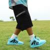 imageRUNSIDE Boys Girls Tennis Shoes Kids Lightweight Breathable Sneakers Laceup Running Athletic Shoes for ToddlerLittle KidBig KidAqua