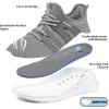imageRUNSIDE Boys Girls Tennis Shoes Kids Lightweight Breathable Sneakers Laceup Running Athletic Shoes for ToddlerLittle KidBig KidGrey