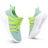 imageRUNSIDE Boys Girls Tennis Shoes Kids Lightweight Breathable Sneakers Laceup Running Athletic Shoes for ToddlerLittle KidBig KidLight Blue