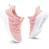 imageRUNSIDE Boys Girls Tennis Shoes Kids Lightweight Breathable Sneakers Laceup Running Athletic Shoes for ToddlerLittle KidBig KidPink