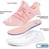imageRUNSIDE Boys Girls Tennis Shoes Kids Lightweight Breathable Sneakers Laceup Running Athletic Shoes for ToddlerLittle KidBig KidPink