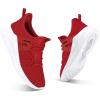 imageRUNSIDE Boys Girls Tennis Shoes Kids Lightweight Breathable Sneakers Laceup Running Athletic Shoes for ToddlerLittle KidBig KidRed
