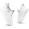 imageRUNSIDE Boys Girls Tennis Shoes Kids Lightweight Breathable Sneakers Laceup Running Athletic Shoes for ToddlerLittle KidBig KidWhite