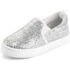 imageK KomForme Toddler Sneakers for Girls Boys Slip On Canvas Walking ShoesGrey