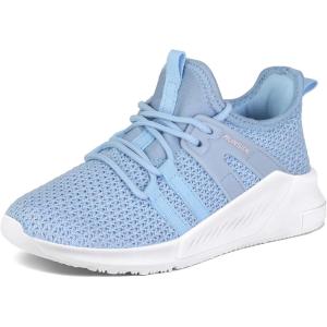 imageRUNSIDE Boys Girls Tennis Shoes Kids Lightweight Breathable Sneakers Laceup Running Athletic Shoes for ToddlerLittle KidBig KidBaby Blue
