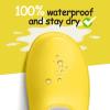 imageK KomForme Kids Rain Boots Waterproof Rubber Matte Boots with Easyon HandlesAyellow