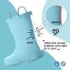 imageK KomForme Kids Rain Boots Waterproof Rubber Matte Boots with Easyon HandlesBlue