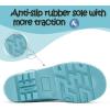 imageK KomForme Kids Rain Boots Waterproof Rubber Matte Boots with Easyon HandlesBlue