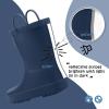 imageK KomForme Kids Rain Boots Waterproof Rubber Matte Boots with Easyon HandlesNavy