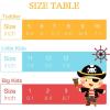 imageKomForme Kids Girl Boy Rain Boots Waterproof Rubber Printed with HandlesPirate Captain