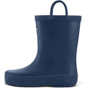 imageK KomForme Kids Rain Boots Waterproof Rubber Matte Boots with Easyon HandlesNavy