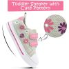imageK KomForme Sneakers for Boys and GirlsToddler Kids Soft Walking ShoesFlower2