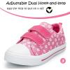 imageK KomForme Sneakers for Boys and GirlsToddler Kids Soft Walking ShoesPink Flower