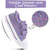 imageK KomForme Sneakers for Boys and GirlsToddler Kids Soft Walking ShoesPurple Glitter