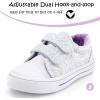 imageK KomForme Sneakers for Boys and GirlsToddler Kids Soft Walking ShoesWhite Glitter