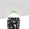imageK KomForme Toddler Boys ampamp Girls Shoes Kids Canvas Sneakers with Cartoon Dual Hook and LoopsBlack