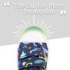 imageK KomForme Toddler Boys ampamp Girls Shoes Kids Canvas Sneakers with Cartoon Dual Hook and LoopsNavy Dinosaur