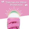 imageK KomForme Toddler Boys ampamp Girls Shoes Kids Canvas Sneakers with Cartoon Dual Hook and LoopsPink Sequin