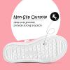 imageK KomForme Toddler Sneakers for Boys and Girls Dual Hook and Loops Sneakers Baby Canvas ShoesA2pink Rainbow