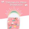 imageK KomForme Toddler Sneakers for Boys and Girls Dual Hook and Loops Sneakers Baby Canvas ShoesA2pink Rainbow