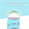 imageK KomForme Toddler Sneakers for Boys and Girls Dual Hook and Loops Sneakers Baby Canvas ShoesGlitter Blue
