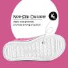 imageK KomForme Toddler Sneakers for Boys and Girls Dual Hook and Loops Sneakers Baby Canvas ShoesPink