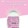 imageK KomForme Toddler Sneakers for Boys and Girls Dual Hook and Loops Sneakers Baby Canvas ShoesPink Glitter