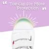 imageK KomForme Toddler Sneakers for Boys and Girls Dual Hook and Loops Sneakers Baby Canvas ShoesWhite New