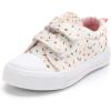 imageK KomForme Toddler Sneakers for Boys and Girls Dual Hook and Loops Sneakers Baby Canvas ShoesColorful