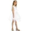 imageK KomForme Girls Dress Shoes Mary Jane Glitter 15 in Low Heel Wedding Party Princess Shoes for ToddlerLittleBig KidsGold