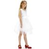 imageK KomForme Girls Dress Shoes Mary Jane Glitter 15 in Low Heel Wedding Party Princess Shoes for ToddlerLittleBig KidsRed